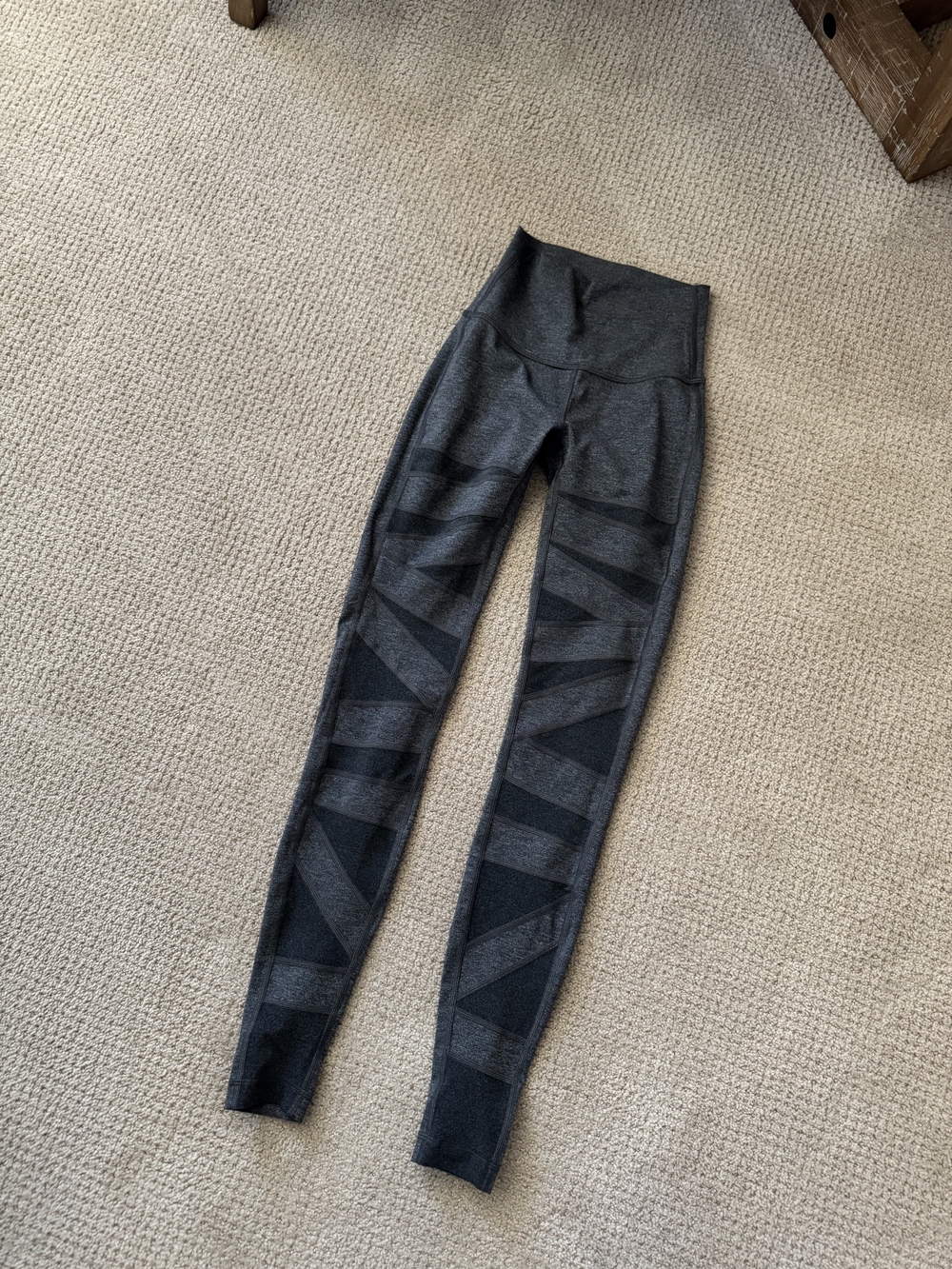lululemon athletica Charcoal Geo-Panel High-Waist Leggings